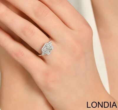 0.50 ct Londia Natural Diamond Baguette Fashion Ring / 1129516 - 3