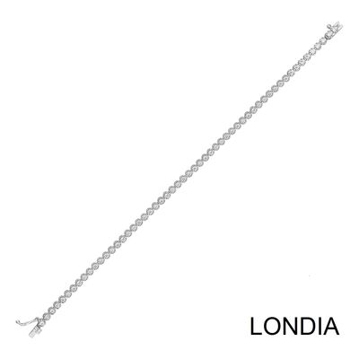 1.50 Karat Londia Natürlicher Diamant Tennis Armband / 1115027 - 4