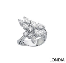 1.70 ct Londia Natural Marquise and Drop Cut Special Design Diamond Fashion Ring /1137998 - 