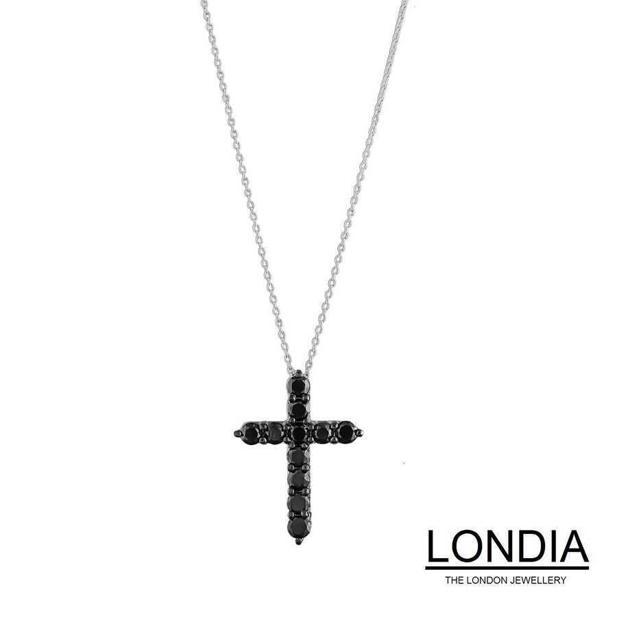 Black Gold Diamond Cross Pendant Necklace – FunkyFrost