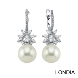 South Sea Pearl and 1.44 ct Diamond Earrings 1116475 - 