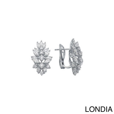 2.60 ct Londia Natural Marquise Cut Special Design Diamond Earring /1137863 - 1