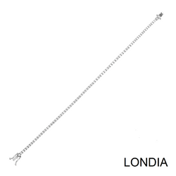 3 ct Londia Natural Diamond Tennis Bracelet / 1105071 - 4