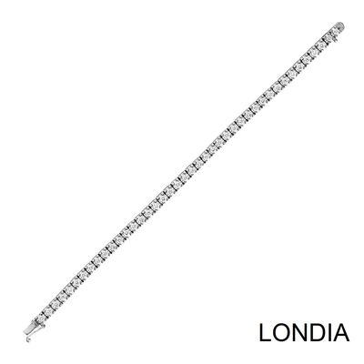 3 ct Londia Natural Diamond Tennis Bracelet / 1112635 - 3