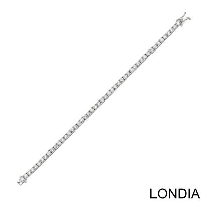 6 Karat Londia Natürlicher Diamant Tennis Armband / 1135683 - 2