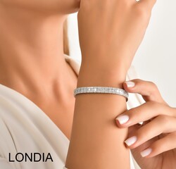 6.41 ct Diamond Baguette Bracelet 1116521 - 2