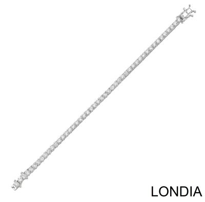 8 Karat Londia Natürlicher Diamant Tennis Armband / 1135728 - 3