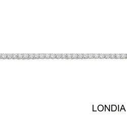 8 Karat Londia Natürlicher Diamant Tennis Armband / 1135776 - 2