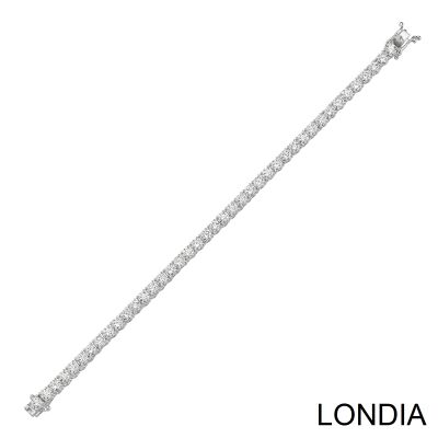 8 Karat Londia Natürlicher Diamant Tennis Armband / 1135776 - 3