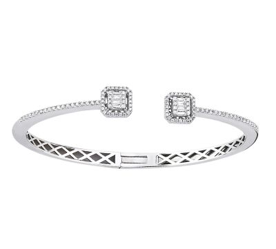 Baguette Diamond Bracelet / Diamond Bracelet / Anniversary Gift / /1133375 - 1