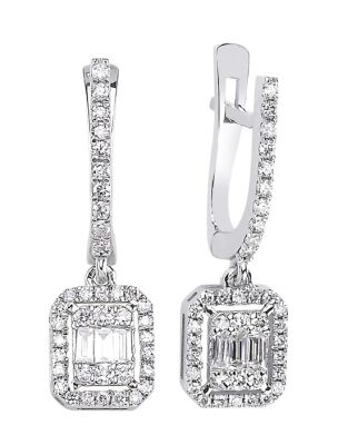 Baguette Diamond Gold Wedding Set DS1126414 - 4