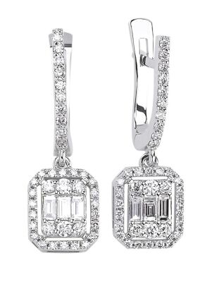 Baguette Diamond Gold Wedding Set DS1126418 - 4