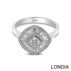 0.73 ct Diamond Baguette Ring / 18k Solid Gold / Fashion Ring /Genuine Diamond Ring /Brillant Fashion Ring 1115794 - 