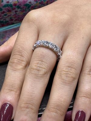 4.50 ct Londia Diamond Eternity Ring / Wedding Ring / 1134719 - 2