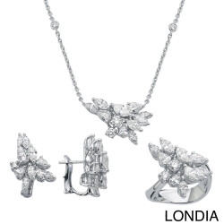 Londia Natural Marquise and Drop Cut Special Design Diamond Set / DS1138000 - 