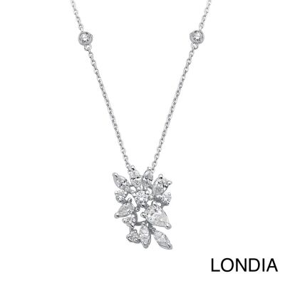 Londia Natural Marquise and Drop Cut Special Design Diamond Set / DS1137970 - 2