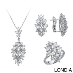 Londia Natural Marquise Cut Special Design Diamond Set / DS1137862 - 