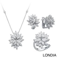 Londia Natural Marquise Cut Special Design Diamond Set / DS1137868 - 