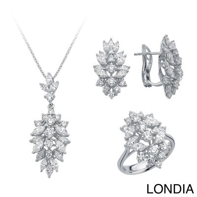 Londia Natural Marquise Cut Special Design Diamond Set / DS1137862 - 1