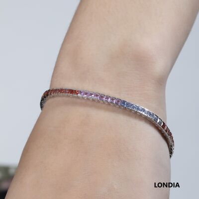 Londia Rainbow Natural Sapphire Bracelet - 1