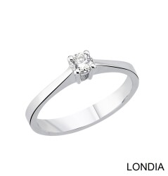 0.20 ct Diamond Minimalist Engagement Ring / 1135906 - 