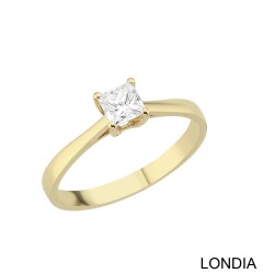 0.40 ct Natural Diamond Classic Engagement Ring / F Color GIA Certified / 1135772 - 1