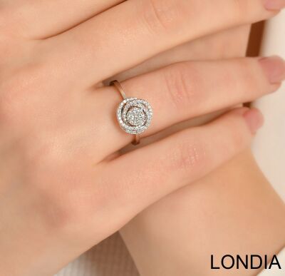 0.30 ct Londia Diamond Rose Ring / 1129341 - 3