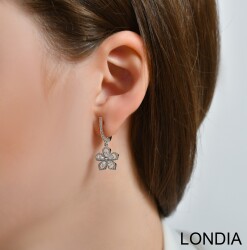 0.70 ct Sakura By Londıa Natural Diamond Hoop Earring / 1128833 - 2