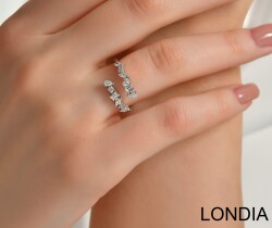 1ct Londia Serpenti Ring / Design Diamond Ring / 1128601 - 4
