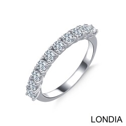 0.74 ct Wedding Ring / Half Tour Diamond Ring / Thin Eternity Band / Dainty Ring / Delicate Ring 1127310 - 
